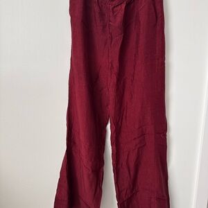 J. Crew Burgundy Stratus Pant